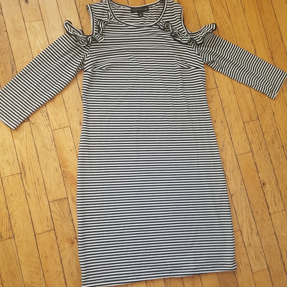 Black and white Madison Leigh dress size 10